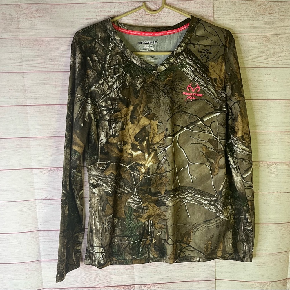 Realtree Long Sleeve Camo‎ Shirt Size Large